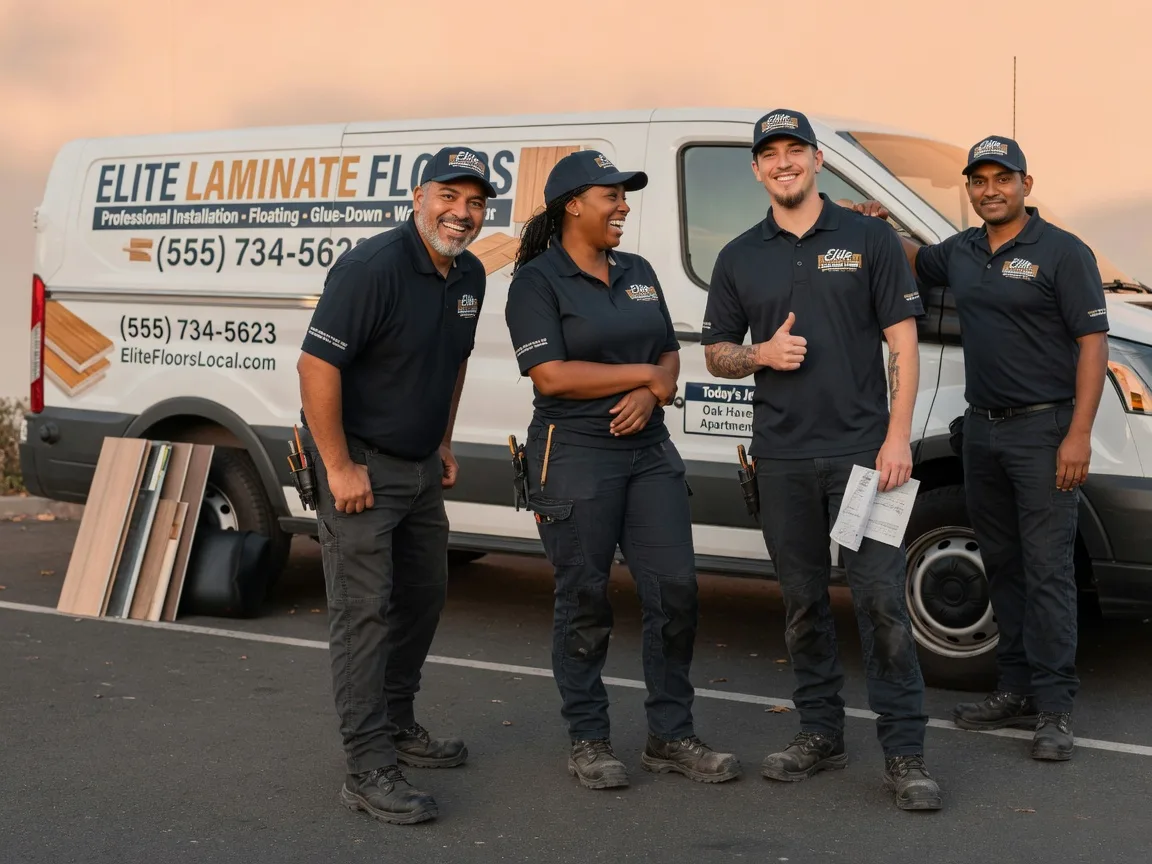 Laminate flooring installation company in Blue Grass, IA